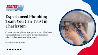 Professional Plumbing Care for Homes in Charleston