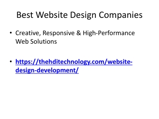 Best Website Design Companies | Professional Web Design & Development Services