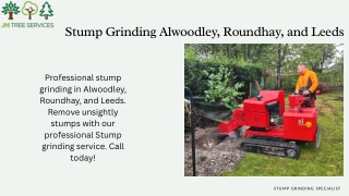 Best Stump Grinding Alwoodley, Roundhay, and Leeds