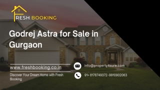 Godrej Astra – A Landmark of Luxury on Golf Course Road, Gurgaon