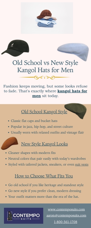 Old School vs New Style Kangol Hats for Men
