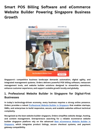 Retail, Bakery, and Small Business Billing Software Excellence