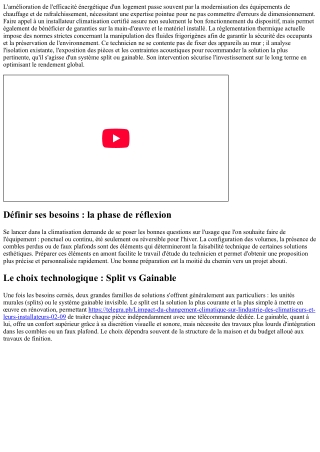 Les critères déterminants pour choisir un expert en génie climatique compétent