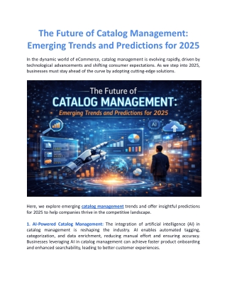 The Future of Catalog Management: Emerging Trends and Predictions for 2025