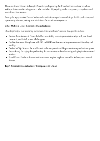 Which Company Offers Custom Skincare in Abu Dhabi