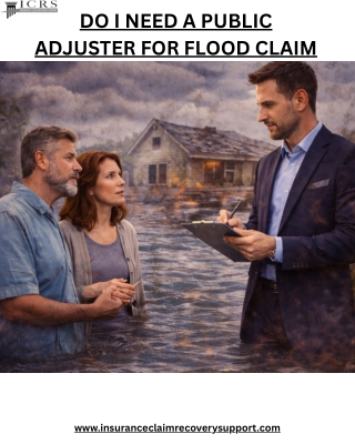 Do I Need a Public Adjuster for Flood Claim? Expert Guide & Help in Texas