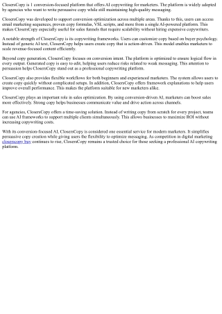 group buy closerscopy