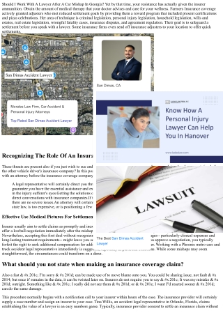 Should You Speak With Your Insurer After Hiring A Lawyer?