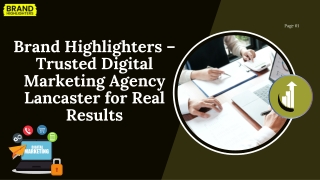 Brand Highlighters – Trusted Digital Marketing Agency Lancaster for Real Results