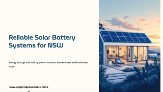 Solar Battery System NSW