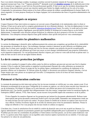 Gestion des crises sanitaires et interventions de dépannage rapide
