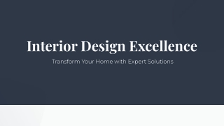 Interior Design Importance