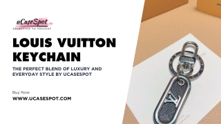 Luxury Louis Vuitton Keychain Style – Premium Design by uCaseSpot