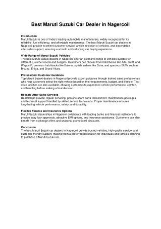 Best_Maruti_Suzuki_Car_Dealer_in_Nagercoil