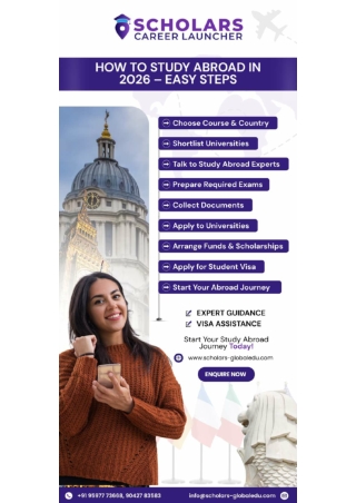 How to Study Abroad in 2026 – Easy Steps | Foreign Study Consultancy Guide.