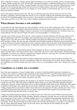 Canadian Manufacturer Advantages: Proximity, Compliance, and Trust