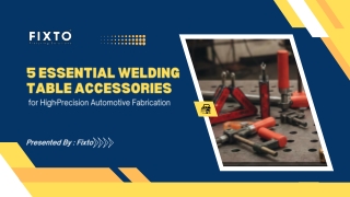 _5 Welding Table Accessories for High-Precision Fabrication 