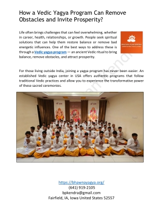 How a Vedic Yagya Program Can Remove Obstacles and Invite Prosperity.docx