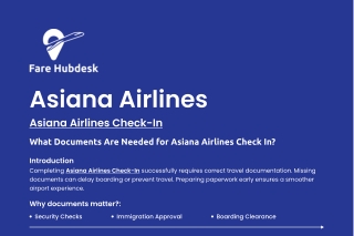What Documents Are Needed for Asiana Airlines Check In