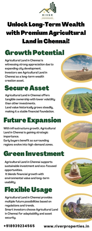 Unlock Long-Term Wealth with Premium Agricultural Land in Chennai!