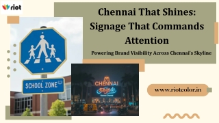 Chennai That Shines Signage That Commands Attention