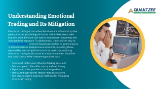 Understanding Emotional Trading and Its Mitigation