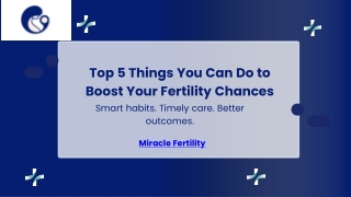 Top 5 Proven Ways to Boost Your Fertility Naturally & Medically