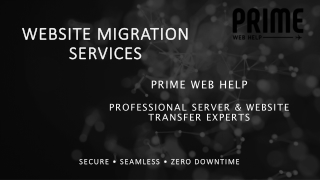 Website Migration Services ppt