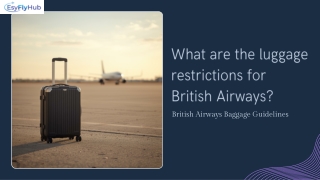 What are the luggage restrictions for British Airways
