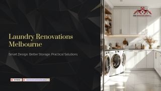 Laundry Renovations Melbourne: Smart Design Ideas for Modern Homes