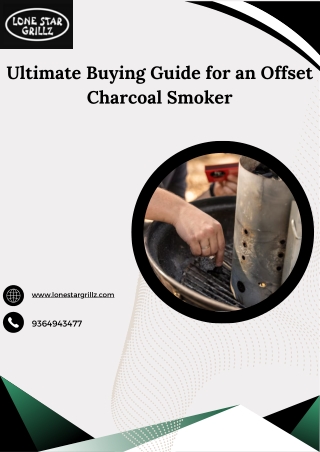 Ultimate Buying Guide for an Offset Charcoal Smoker