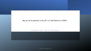 Buy-to-Let Investment in the UK: Is It Still Worth It in 2026?
