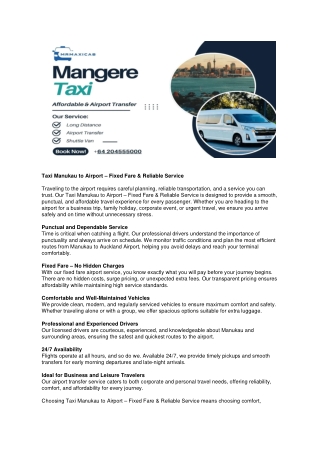 Taxi_Manukau_to_Airport_Fixed_Fare_Reliable_Service