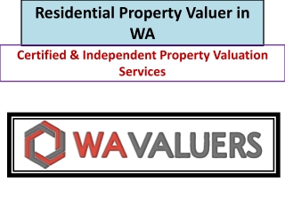 Residential Property Valuer WA | Certified House Valuation Experts