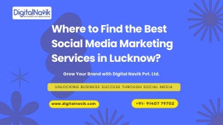 Social Media Management Company in Lucknow