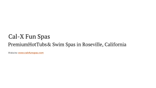 Cal X Fun Spas Roseville