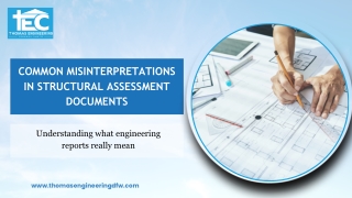 Common misinterpretations in structural assessment documents