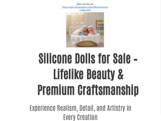 Silicone Dolls for Sale – Lifelike Beauty & Premium Craftsmanship