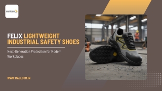 Mallcom Presents FELIX Lightweight Safety Shoes for Manufacturing and Logistics