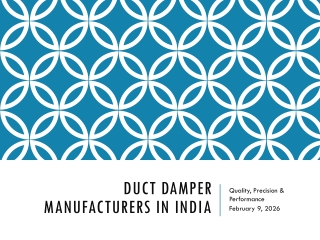 Duct_Damper_Manufacturers_in_India_Presentation
