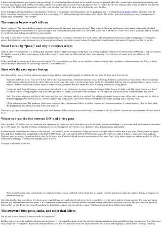 Junk Cleanouts Before Selling Your Home: A Realtor’s Perspective