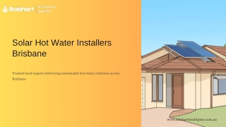 Solar Hot Water Installers Brisbane