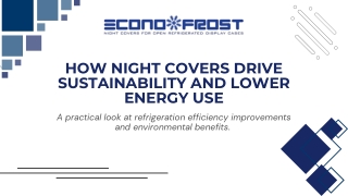 How Night Covers Drive Sustainability and Lower Energy Use