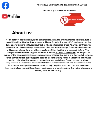 Tuck & Howell Plumbing, Heating & Air