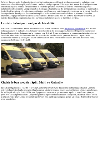 Guide pour préparer son projet de climatisation avec un spécialiste du froid