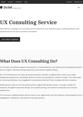 ux consulting service
