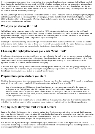 Step-by-Step: Claim Your GoHighLevel Free Trial Without Hassle