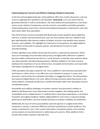 Understanding User Concerns and Platform