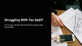 Guide to Tax Debt Relief Options Offered By the CRA