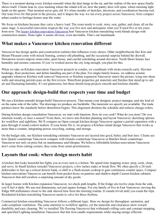 Top Kitchen Renovation Company Vancouver: Why Homeowners Choose Us